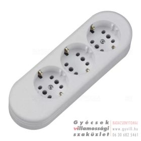 Legrand 3-as dugalj vezeték nélkül fehér