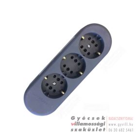 Legrand 3-as dugalj vezeték nélkül szürke