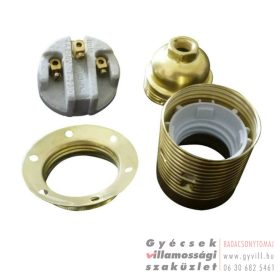 Gao Foglalat E27 menetes fém/porcelán