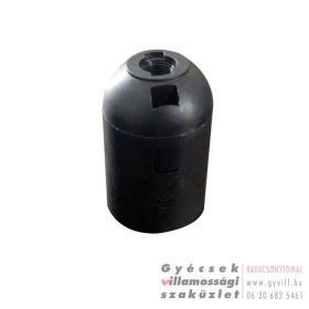 GAO Foglalat E27 menetes műa sima fekete