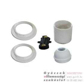 Gao Foglalat E27 menetes műa gyűrűvel fehér