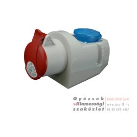 SEZ Ipari+háztartási csatlakozó aljzat 16A 400V 3P falra