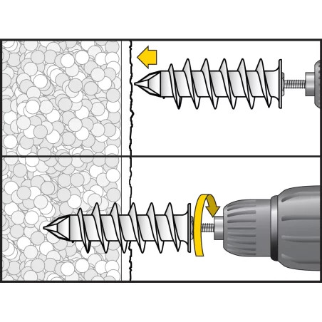Önfúró dübel nikecellhez 95mm 995IPL Apolo/Celo