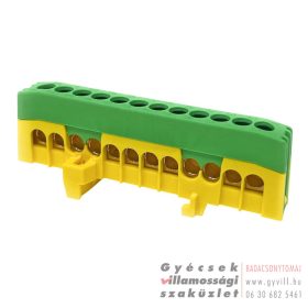   Kalapsínre rögzíthető sorkapocssín 12/16mm2 zöld/sárga