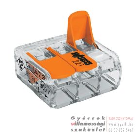 WAGO Vezeték összekötő 3x0,2-4mm2 karos
