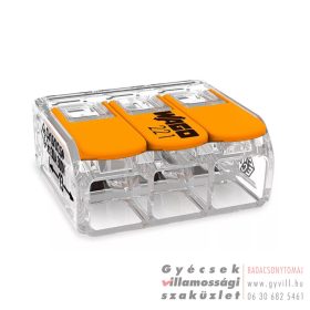 WAGO Vezeték összekötő 3x0,2-6mm2 karos
