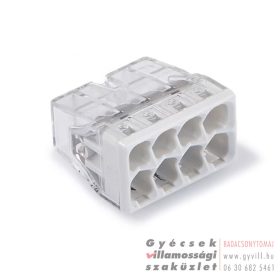 WAGO Vezeték összekötő 8x0,5-2,5mm2 tömör vezetékhez