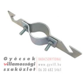 Conus tetőtartó bilincs 2 végén sliccelt