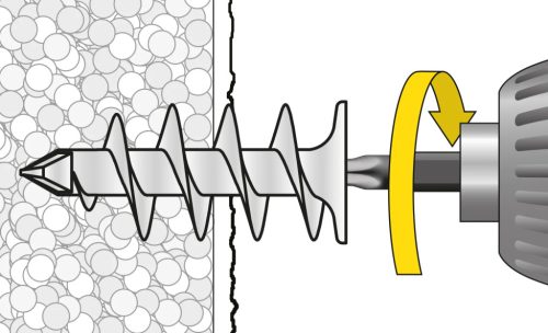 Önfúró dübel nikecellhez 60mm 960IPL APO/CELO
