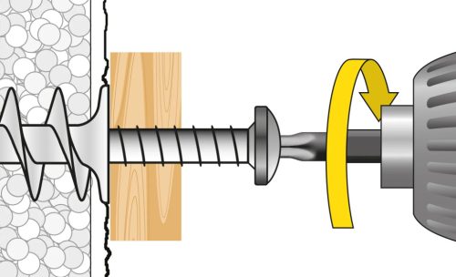 Önfúró dübel nikecellhez 60mm 960IPL APO/CELO