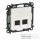 Legrand Valena Life 2xRJ45 Cat5e UTP aljzat fehér