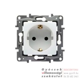 Legrand Niloé 2P+F csatlakozóaljzat fehér