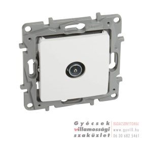 Legrand Niloé TV aljzat végzáró 1,5dB fehér