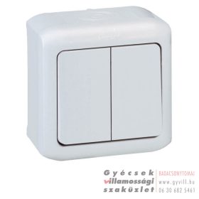   Legrand Forix Falon kívüli IP44 Csillárkapcsoló (105) szürke