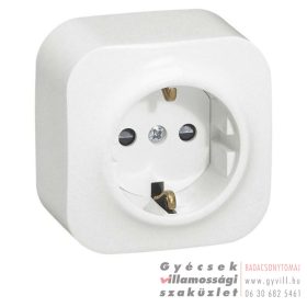   Legrand Forix Falon kívüli IP20 2P+F Csatlakozóaljat fehér