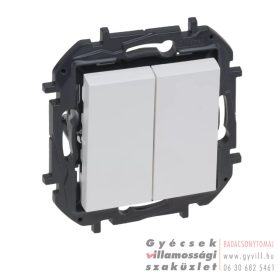 Legrand Niloé Step Kettős váltókapcsoló (106+6) fehér