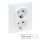 Legrand Niloé Step 2x2P+F csatlakozóaljzat fehér