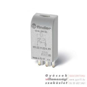 FINDER Relé LED+dióda 230V DC modul