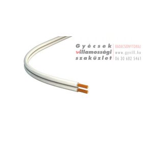 MZSL sodrott réz erű vezeték 2x1 mm² fehér