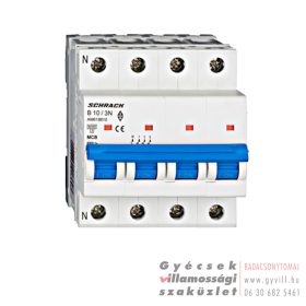 Schrack Amparo Kismegszakító 3P+N B 40A 6kA