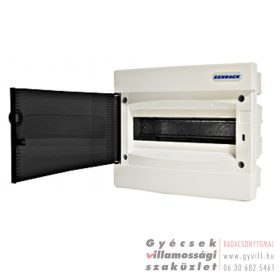   Schrack Süllyesztett kiselosztó 12 modul (1x12) átlátszó ajtó