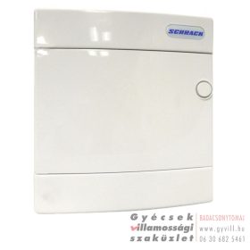 Schrack Süllyesztett kiselosztó 8 modul (1x8) fehér ajtó