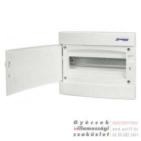   Schrack Süllyesztett kiselosztó 12 modul (1x12) fehér ajtó