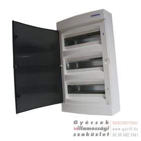   Schrack Falon kívüli kiselosztó 36 modul (3x12) átlátszó ajtó