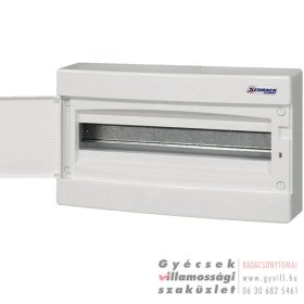   Schrack Falon kívüli kiselosztó 18 modul (1x18) fehér ajtó