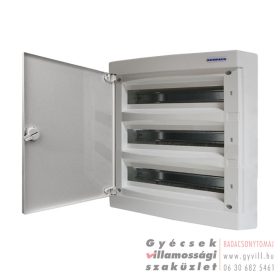   Schrack Falon kívüli kiselosztó 54 modul (3x18) fehér ajtó