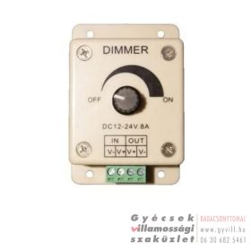  Conlight Fokozatmentes led dimmer tekerővel 12v DC 8A