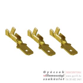 Szigeteletlen Tűzősaru 0,75-1,5mm² 6,3x0,8mm CS6