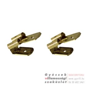   Szigeteletlen Tűzősaru csap+hüvely 1-2,5mm² 6,3x0,8mm CSEL