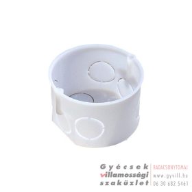 Szerelvénydoboz 65mm fehér IP20