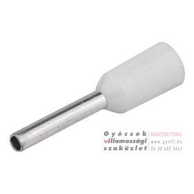 Szigetelt érvéghüvely 0,75mm² E050