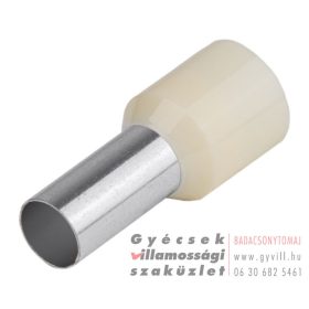 Szigetelt érvéghüvely 10mm² hosszú E125