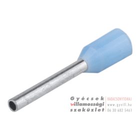 Szigetelt érvéghüvely 0,25mm² E134