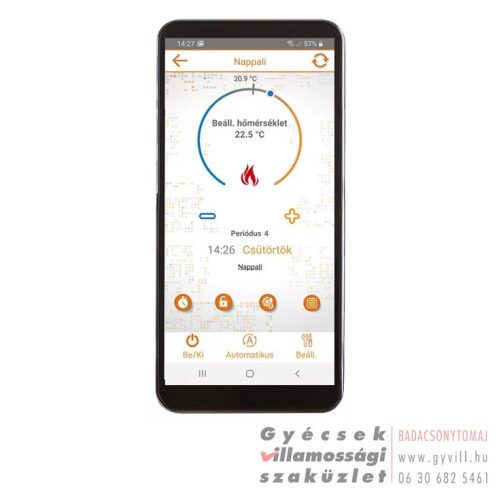 Computherm E280 Wi-Fi Termosztát 5-99 Celsius fehér