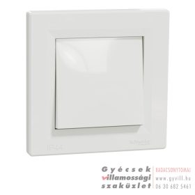 Schneider ASFORA IP44 Váltókapcsoló (106) kerettel fehér