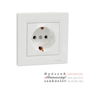 Schneider ASFORA 2P+F csatlakozóaljzat fehér