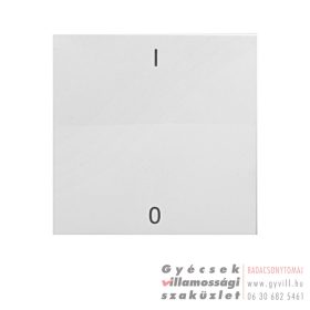 Schrack Visio 50 Egyes billentyű I/0 szimbólummal fehér