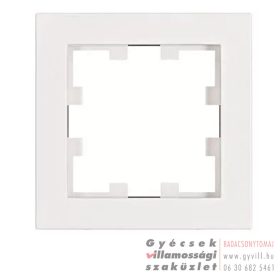 Schrack Visio S 55 Cubic K1 Egyes keret fehér