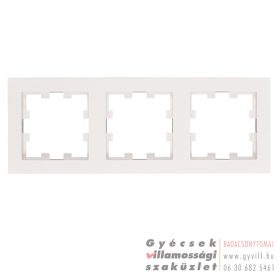 Schrack Visio S 55 Cubic K3 Hármas keret fehér