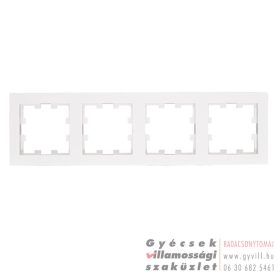 Schrack Visio S 55 Cubic K4 Négyes keret fehér