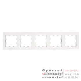 Schrack Visio S 55 Cubic K5 Ötös keret fehér