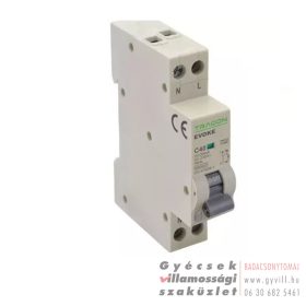 Tracon Kombinált EVOKE Fi-relé 2P B 13A 30mA 6kA 1 modulos