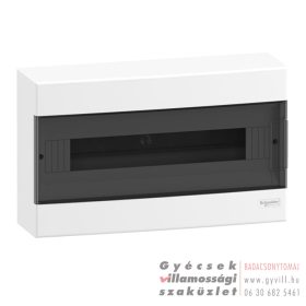 Schneider Falon kívüli kiselosztó 18 modul (1x18) fehér