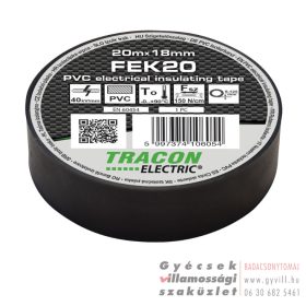 Tracon Szigetelőszalag fekete