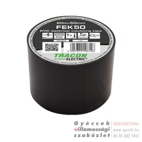 Tracon Szigetelőszalag 50mm fekete