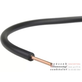  MCU tömör rézvezeték H07V-U 1x1,5 fekete